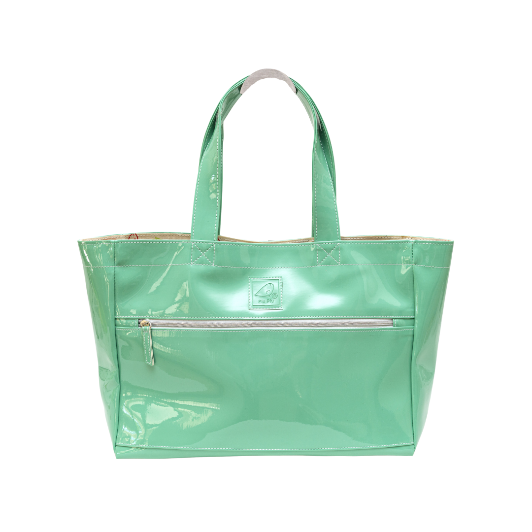 PELICAN Medium Tote Bag with Magnet Closure | Red Bird Bags