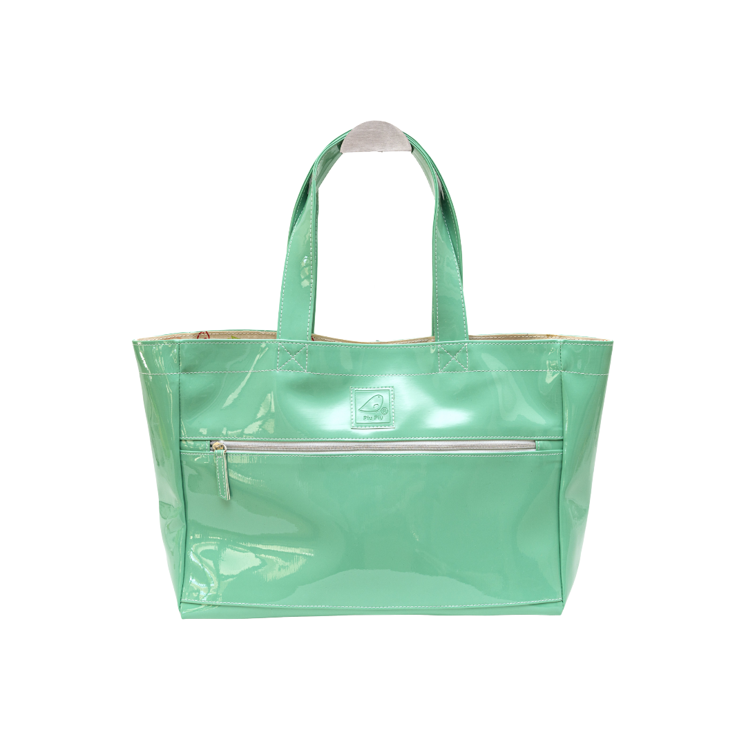 PELICAN Medium Tote Bag with Zipper | Red Bird Bags