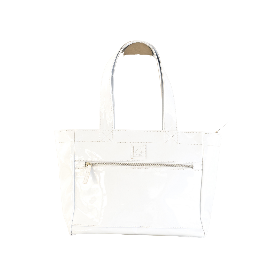 PELICAN Medium Tote Bag with Zipper | Red Bird Bags