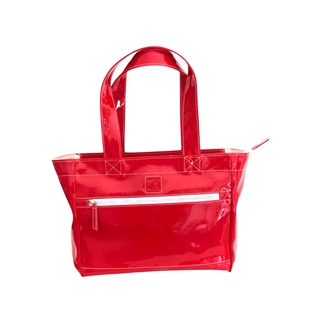 PELICAN Medium Tote Bag with Zipper | Red Bird Bags