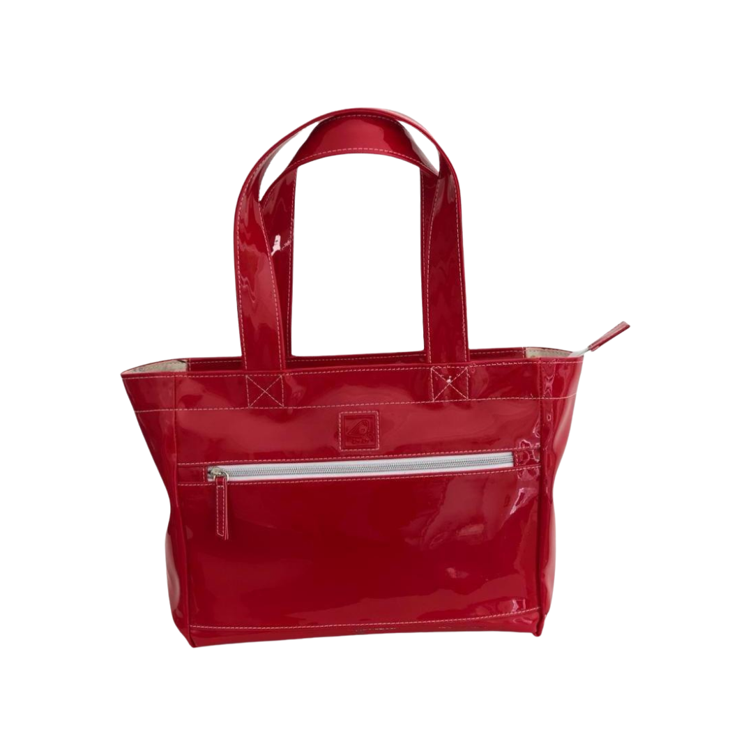 PELICAN Medium Tote Bag with Zipper | Red Bird Bags